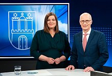 TV-Duell - Foto: Christian Charisius/dpa