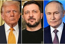 Trump Selenskyj Putin - Morissard/Bednyakov/AP/dpa