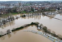 Hochwasser in Großbritannien - David Davies/PA Wire/dpa