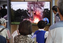 Raketenstart - Foto: Ahn Young-Joon/AP