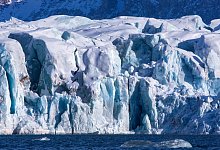 Gletscher auf Spitzbergen (Norwegen) - Jens Büttner/dpa-Zentralbild/dpa