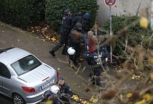 Polizeisperrung an der Weststra&szlig;e durchbrochen. - Sarah Jonek