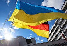 Jahrestag des russischen Angriffskriegs auf die Ukraine - Daniel L&ouml;b/dpa