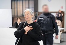 Prozess gegen ehemalige RAF-Terroristin Klette - Sina Schuldt/dpa