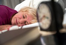 Schlafende Seniorin - Foto: Christin Klose