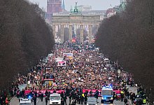 Demonstration zur Migrationspolitik - Berlin - Sebastian Christoph Gollnow/dpa