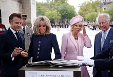 Britisches Königspaar auf Staatsbesuch in Frankreich - Yoan Valat/EPA POOL/AP/dpa