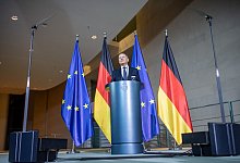 Statement Kanzler Scholz - Michael Kappeler/dpa