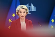 EU-Kommissionspräsidentin Ursula von der Leyen - Harry Nakos/AP/dpa