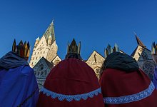 Bundesweite Aktion Dreikönigssingen 2025 - Friso Gentsch/dpa