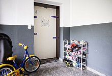 Haust&uuml;r - Foto: Marcel Kusch/dpa