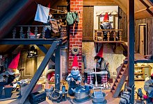 Weihnachtserlebnis im Sommer in Bad Schwartau - Foto: Markus Scholz/dpa/Archiv