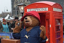 Paddington und rote Telefonzelle - Rainer Jensen/dpa