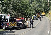 Busunglück in Pennsylvania - Jessica Riley/KDKA-TV News/AP/dpa