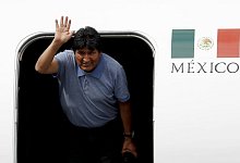 Morales im mexikanischen Exil - Foto: Eduardo Verdugo/AP/dpa