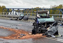 Schwerer Unfall bei Braunschweig - Christian Brahmann/dpa