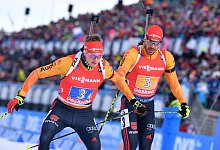 Benedikt Doll und Arnd Peiffer - Foto: Martin Schutt/dpa-Zentralbild/dpa