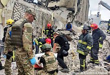 Zerst&ouml;rung in Kramatorsk - National Police of Ukraine/AP/dpa