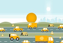 Stauprognose - Mittlere Auslastung - dpa-infografik GmbH/dpa-tmn