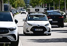 Test Scan-Auto mit dem Parksünder erfasst werden - Bernd Weißbrod/dpa