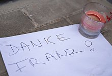 «Danke Franz!» - Lennart Preiss/dpa