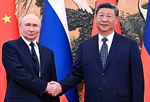 Vor Militärparade in Peking - Sergei Bobylev/Pool Sputnik Kremlin/AP/dpa