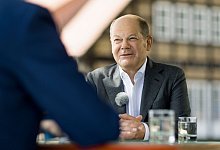Bundeskanzler Scholz - Thomas Kierok/ZDF/dpa