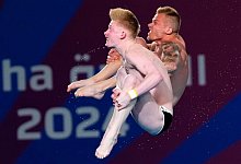 Timo Barthel und Jaden Eikermann - Hassan Ammar/AP/dpa