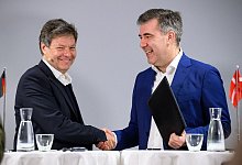 Habeck in D&auml;nemark - Bernd von Jutrczenka/dpa