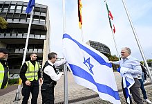 Solidarit&auml;tsdemo f&uuml;r Israel in D&uuml;sseldorf - Roberto Pfeil/dpa
