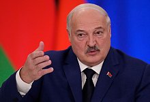Belarus Machthaber Lukaschenko in Moskau - Alexander Zemlianichenko/AP/dpa