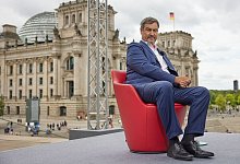 ARD-Sommerinterview mit CSU-Chef Markus Söder - Joerg Carstensen/dpa