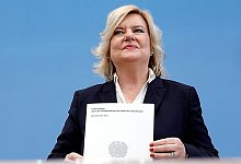 Vorstellung des Jahresberichtes 2023 mit der Wehrbeauftragten - Carsten Koall/dpa