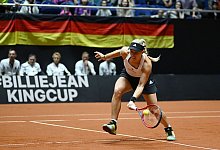 Angelique Kerber verlor ihr Match in Nur Sultan. - Paul Zimmer/DTB/dpa