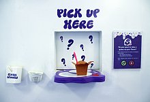 «Surprise-Eis»: New Yorker Eisladen sucht Sorte selbst aus - Christina Horsten/dpa