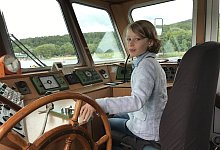 Wunschaktion der LZ - Lukas darf Kapitän am Schiedersee sein. - Seda Hagemann