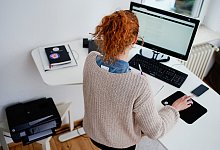 Homeoffice - Foto: Uwe Anspach/dpa