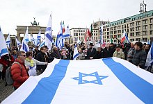 Jahrestag 7. Oktober 2023 - Berlin - Joerg Carstensen/dpa
