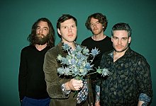 &laquo;Angry pop music&raquo;: Muff Potter singen durch die Distel. - Bastian Bochinski/Hucks Plattenkiste/Indigo/dpa