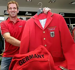 Springreiter Philipp Weishaupt, der in London seine ersten Spiele absolvieren wird. - © FOTO: RUDOLF