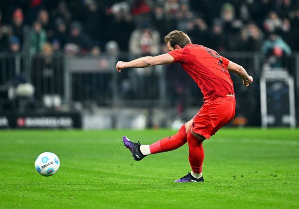 Eine Bank vom Elfmeterpunkt: Harry Kane. - © Sven Hoppe/dpa