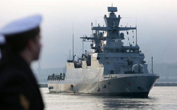 Korvette "Ludwigshafen am Rhein" - © picture alliance / dpa