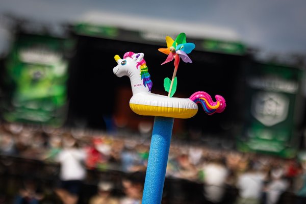 Mehr als Kitsch: das Einhorn besitzt auch eine Symbolkraft. (Symbolbild) - © Moritz Frankenberg/dpa