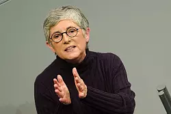 Britta Maria Ha&szlig;elmann, Co-Vorsitzende der Bundestagsfraktion von B&uuml;ndnis 90/ Die Gr&uuml;nen, spricht in der Generaldebatte im Bundestag zum Haushalt. - &copy; Kay Nietfeld/dpa