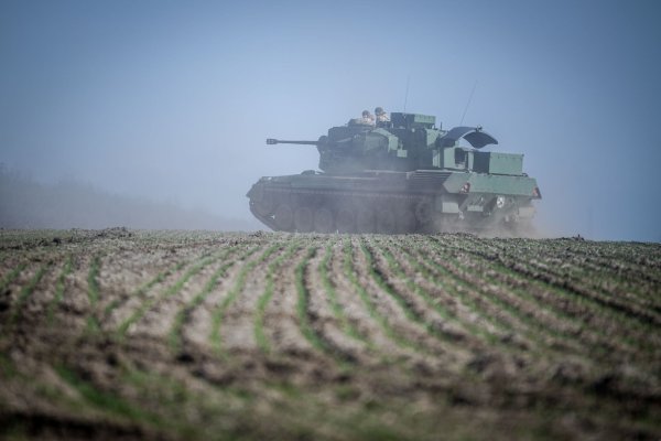 Wieviele Panzer Deutschland in die Ukraine liefert, soll künftig nicht mehr im Internet zu lesen sein. - © Kay Nietfeld/dpa