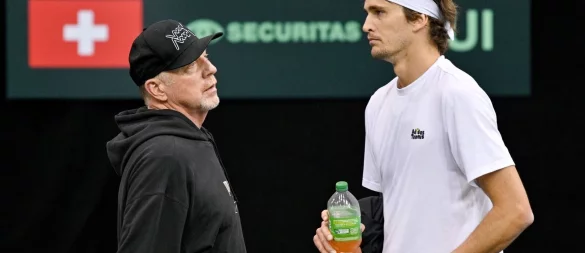 Boris Becker rät Alexander Zverev zu einem neuen Coach. - © Harald Tittel/dpa