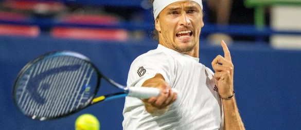 Alexander Zverev steht in Toronto im Viertelfinale. - © Frank Gunn/The Canadian Press/AP/dpa