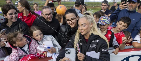 Alisha Lehmann wurde für die Fußball-EM nominiert. - © Cyril Zingaro/KEYSTONE/dpa