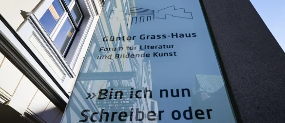 Neues Licht im Günter Grass-Haus inLübeck. - © Christian Charisius/dpa