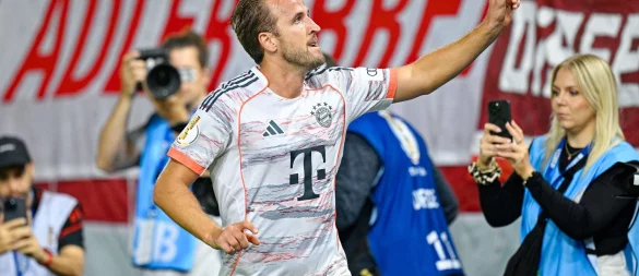 Sorgte für die späte Bayern-Erlösung: Star-Stürmer Harry Kane. - © Uwe Anspach/dpa